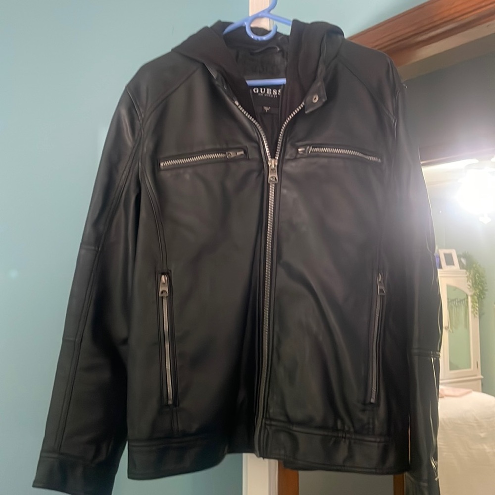 Guess Men’s leather jacket